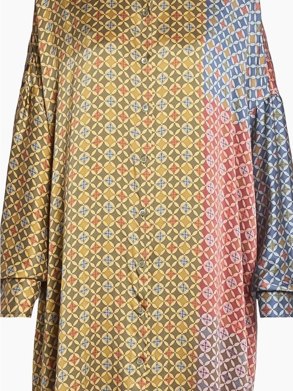 Dries Van Noten's 
Patterned Button-Up Shirt — Multicolor